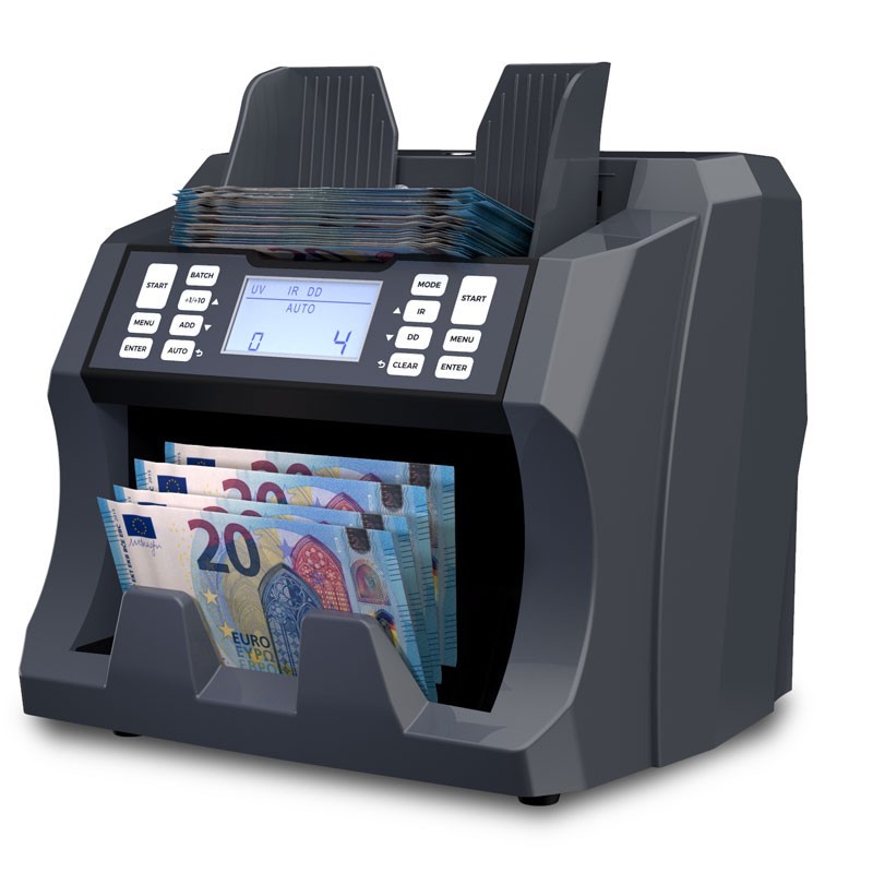 Universal banknote counter suitable for all currencies