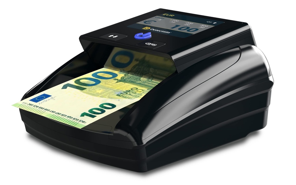 Detectora de billetes falsos